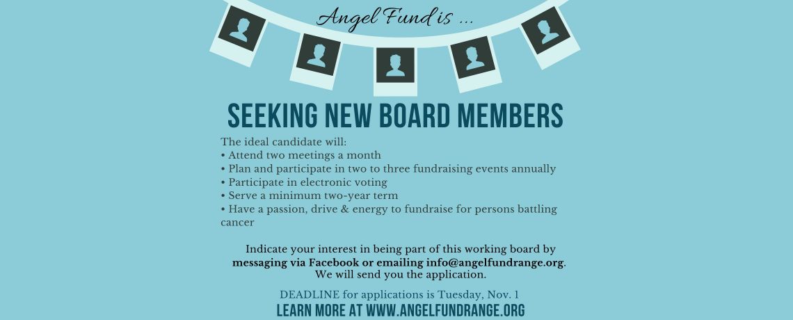 Apply to become an ‘Angel’ Board Member