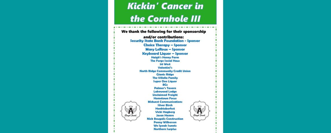 Kickin’ Cancer in the Cornhole III nods