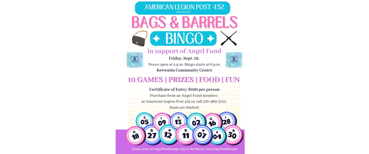 New Fundraiser ahead: Bags & Barrels BINGO